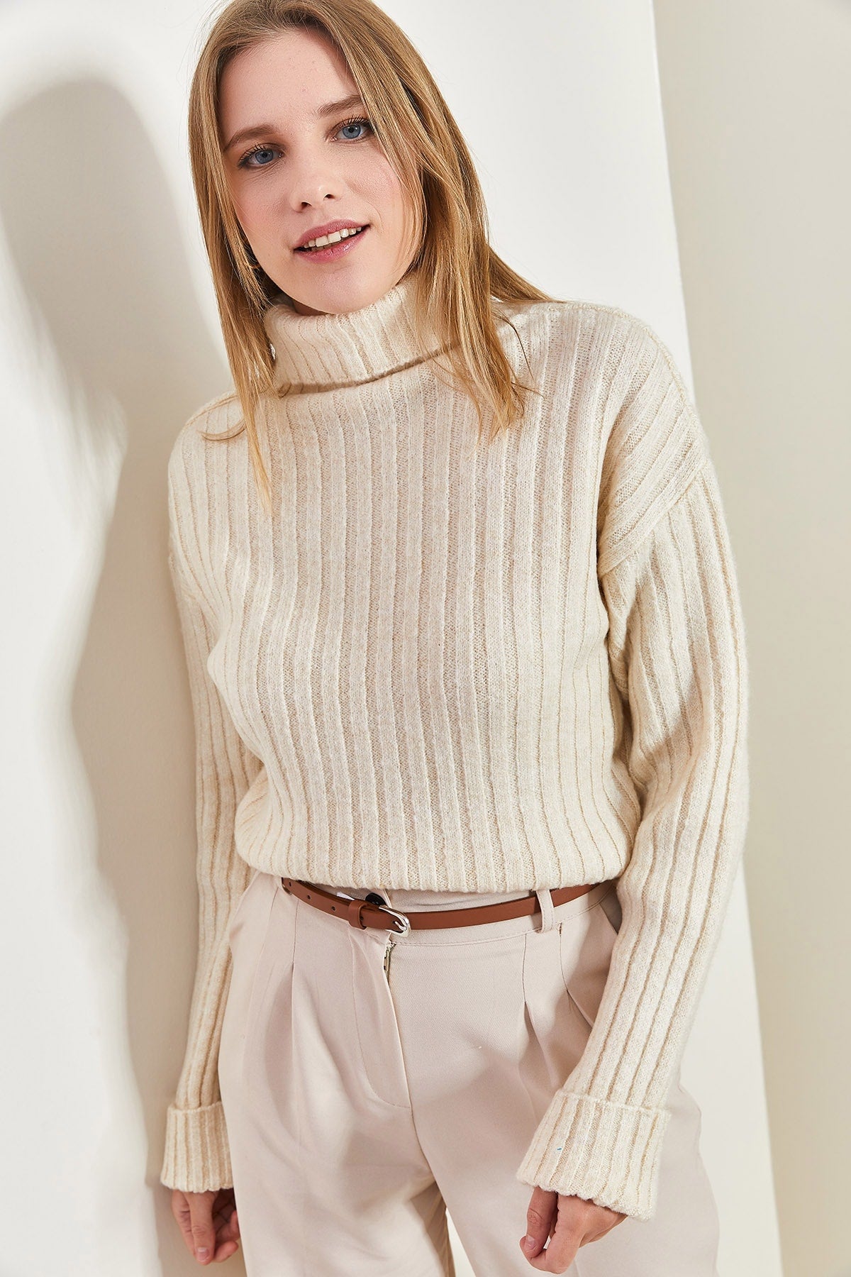 Women's Turtleneck Knitwear Sweater 20223277