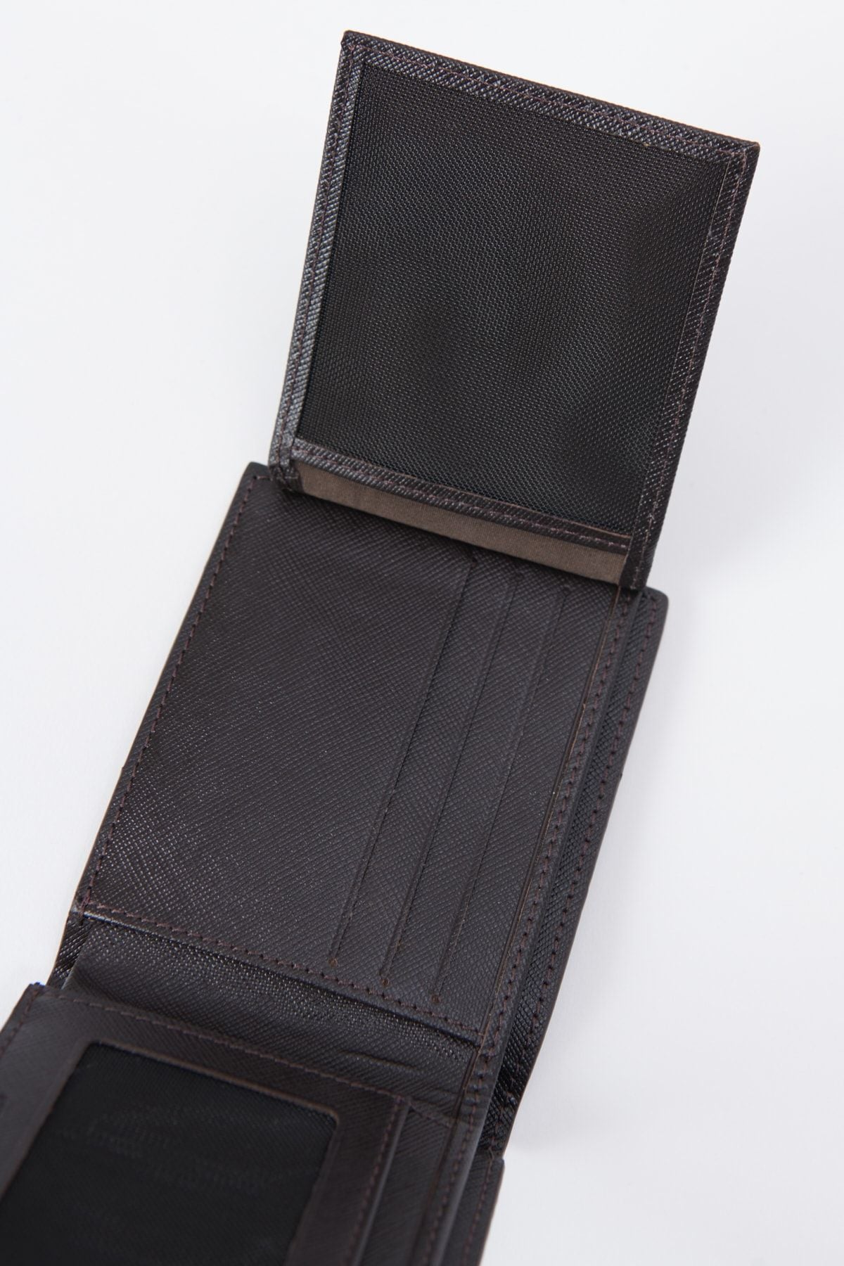 Men's Brown 100 %Leather Flat Classic Wallet