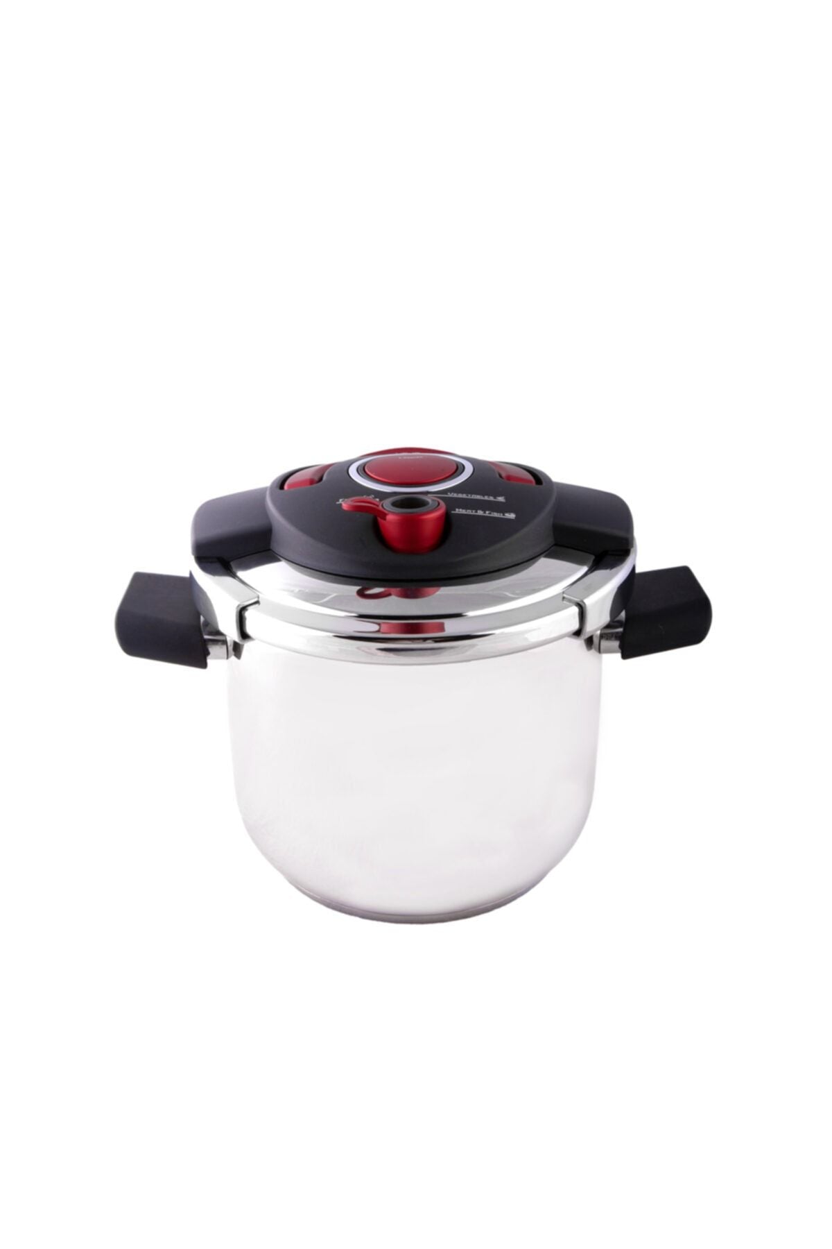 Innocook 4+6.5 lt pressure cooker set red