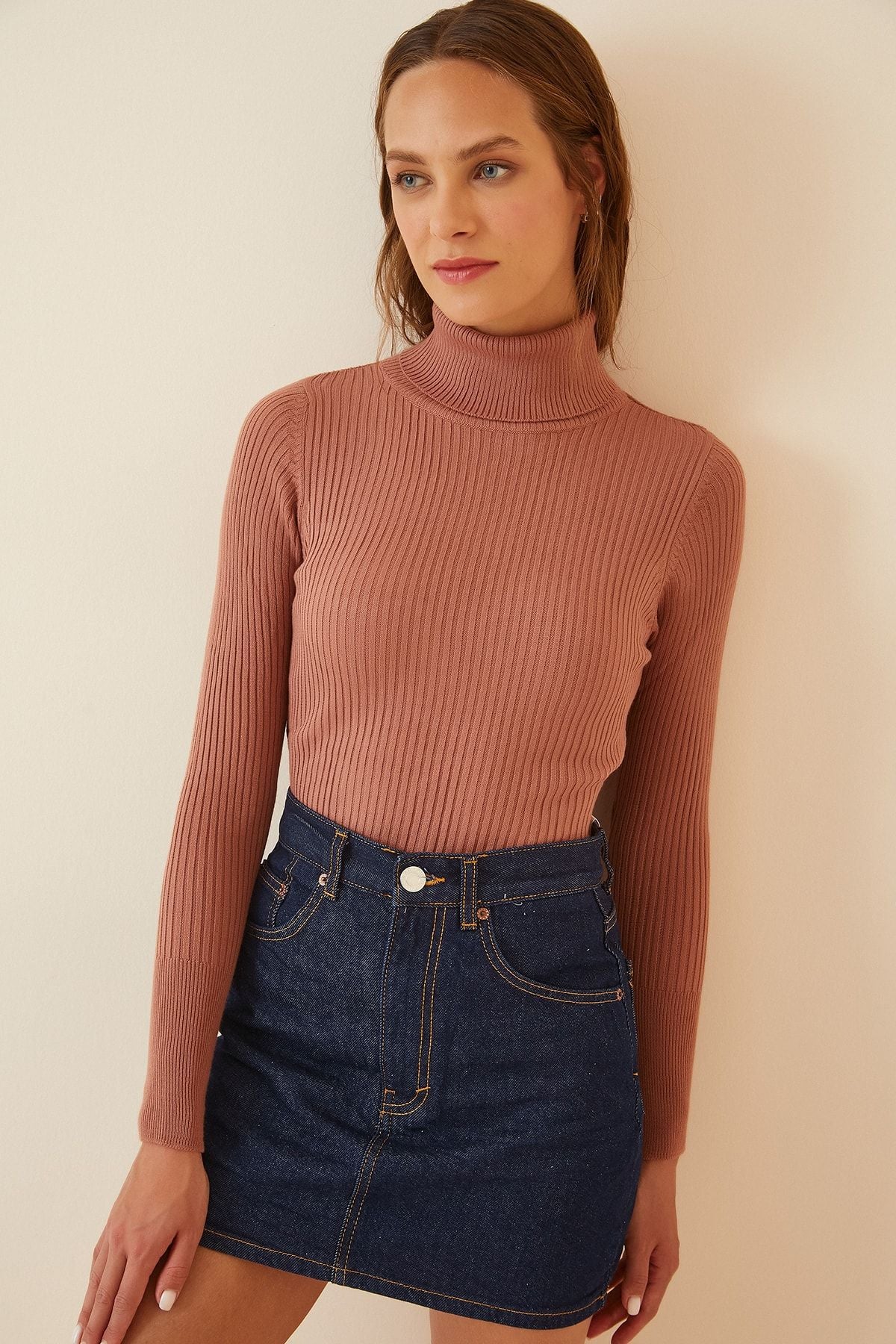WOMEN'S ROSE DRIVERSHIP BROKEN VAKİLİ lycra sweater DD01007