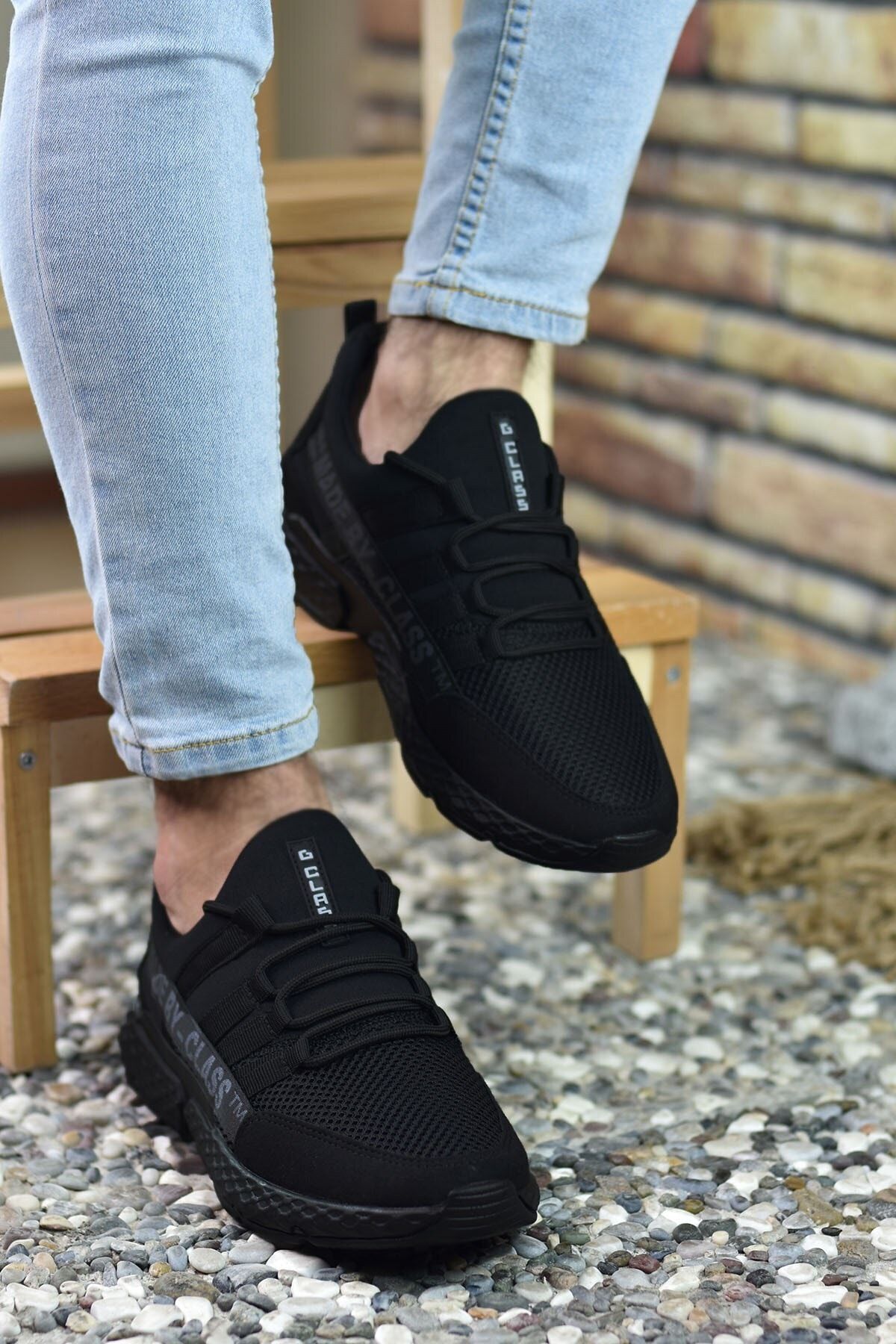 Black male sneaker