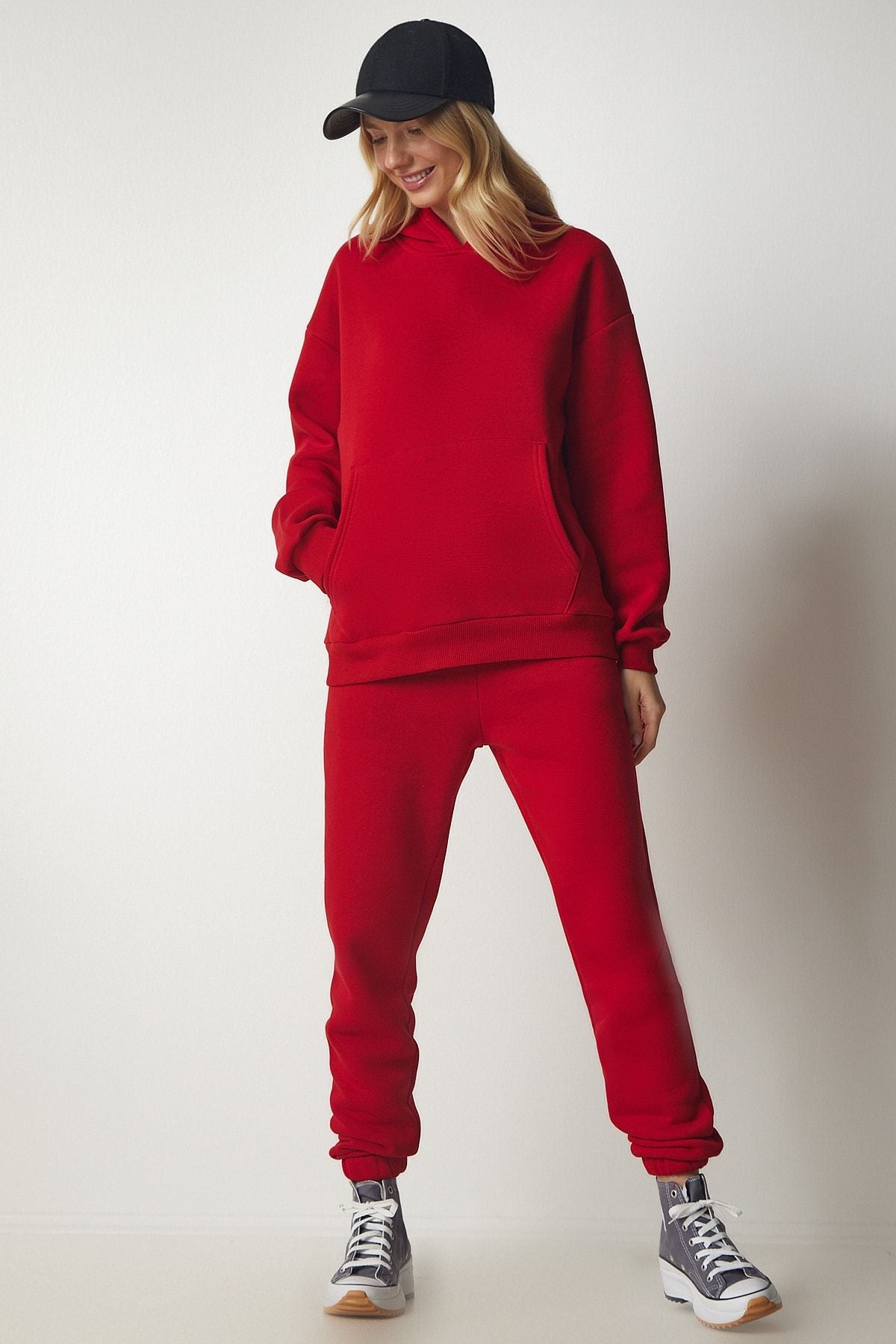 WOMEN'S RED HAPPENED FLAR WATHERS DD00762
