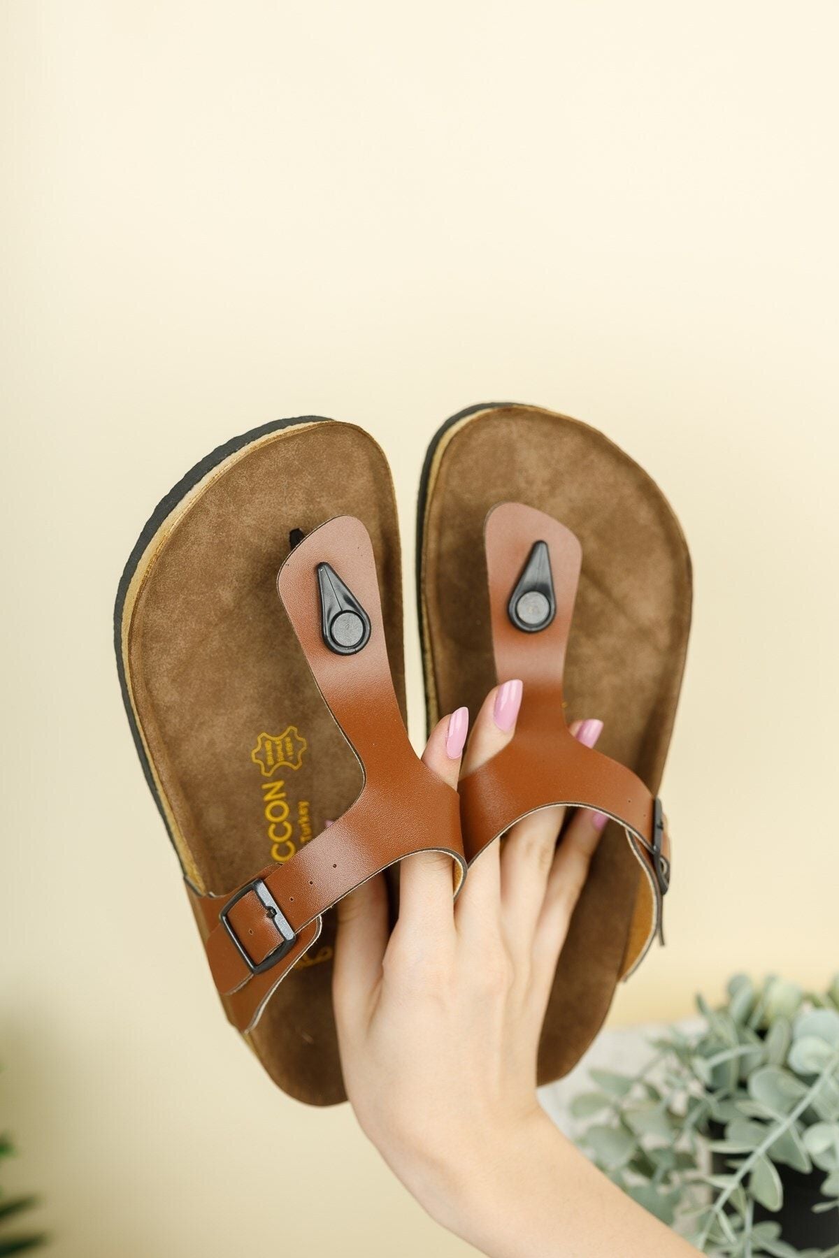 Unisex Taba Skin Slippers 0012035