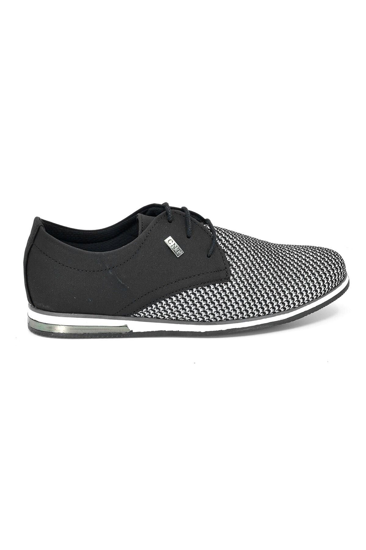 Black Knitting Men's Casual Shoes