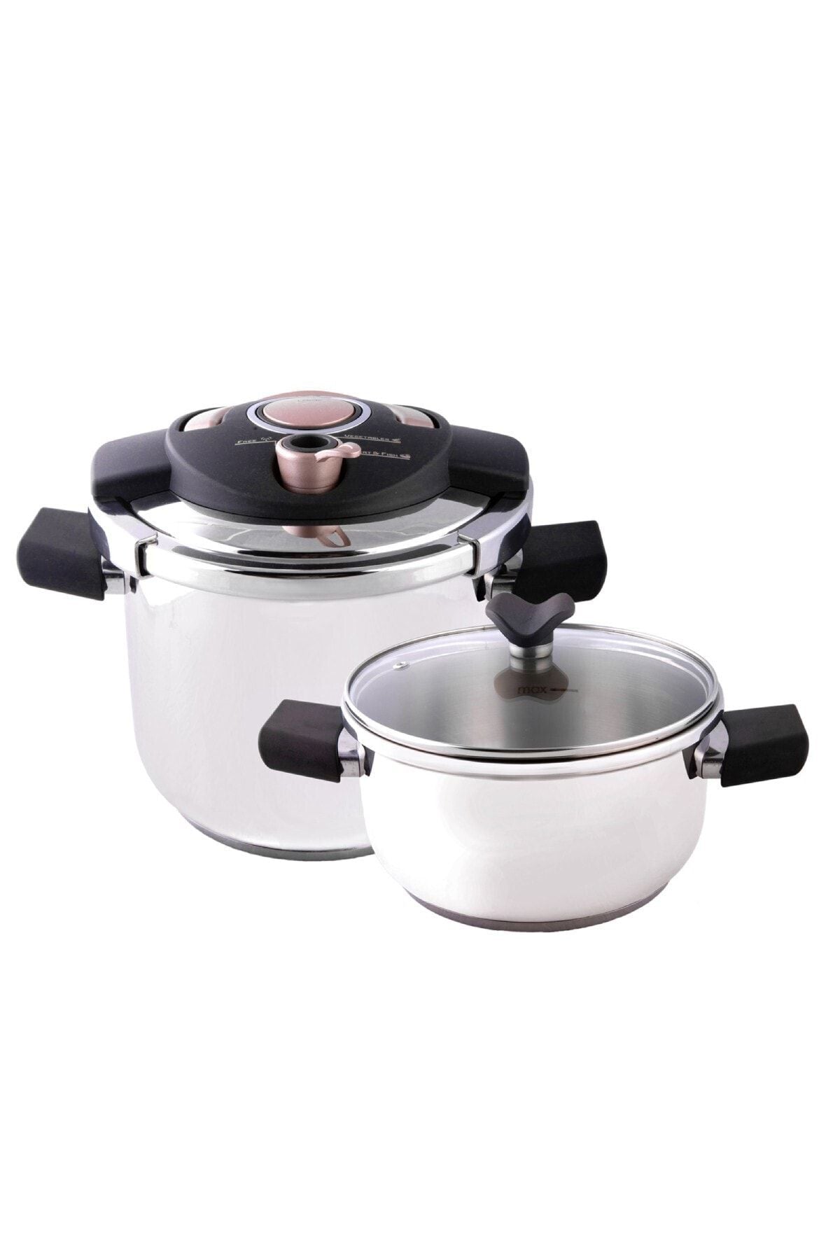 Innocook pressure cooker set Golden Pink 4 6.5 lt