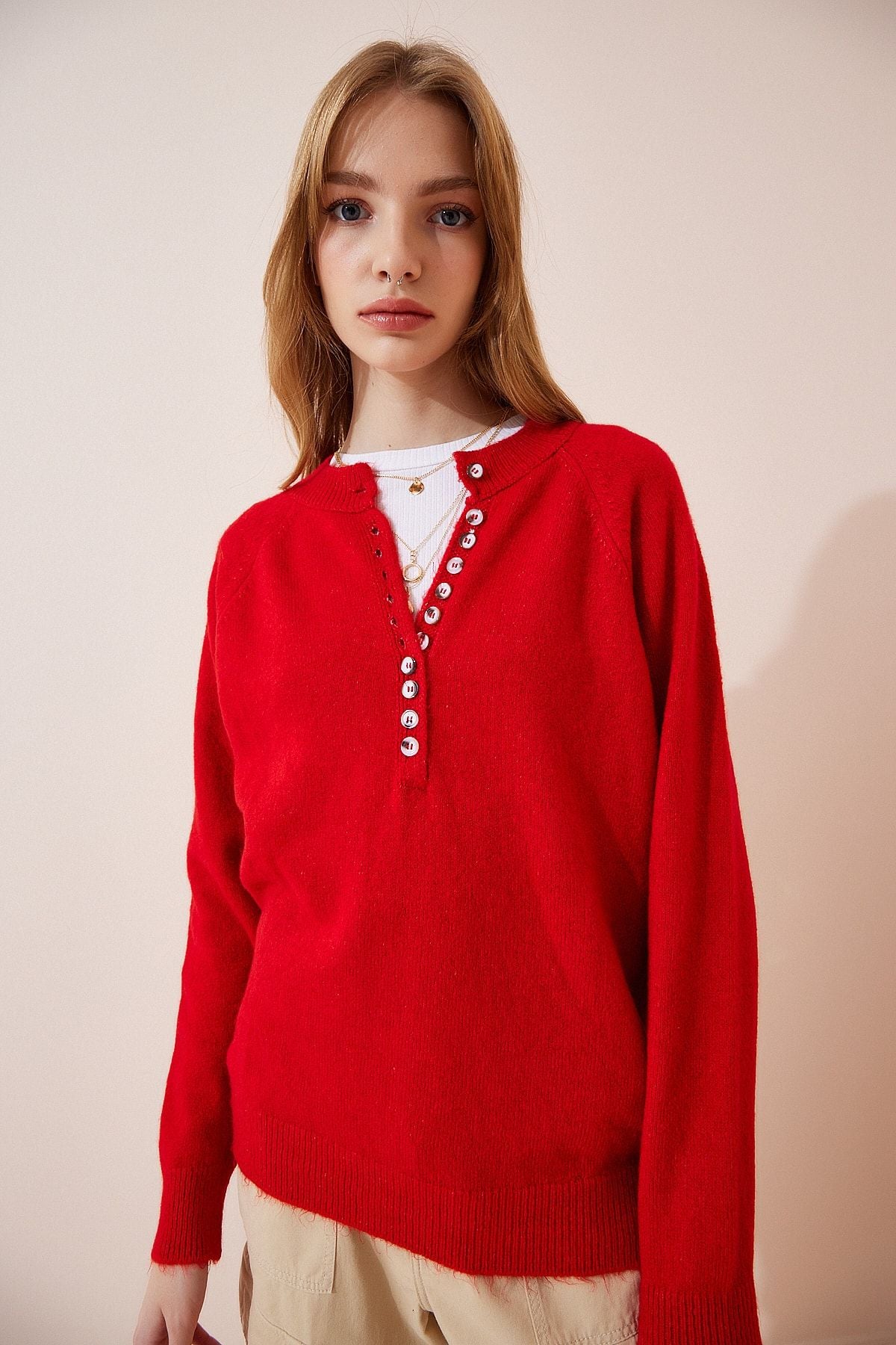 WOMEN'S LIVE RED KNOWLEDGE KNIT