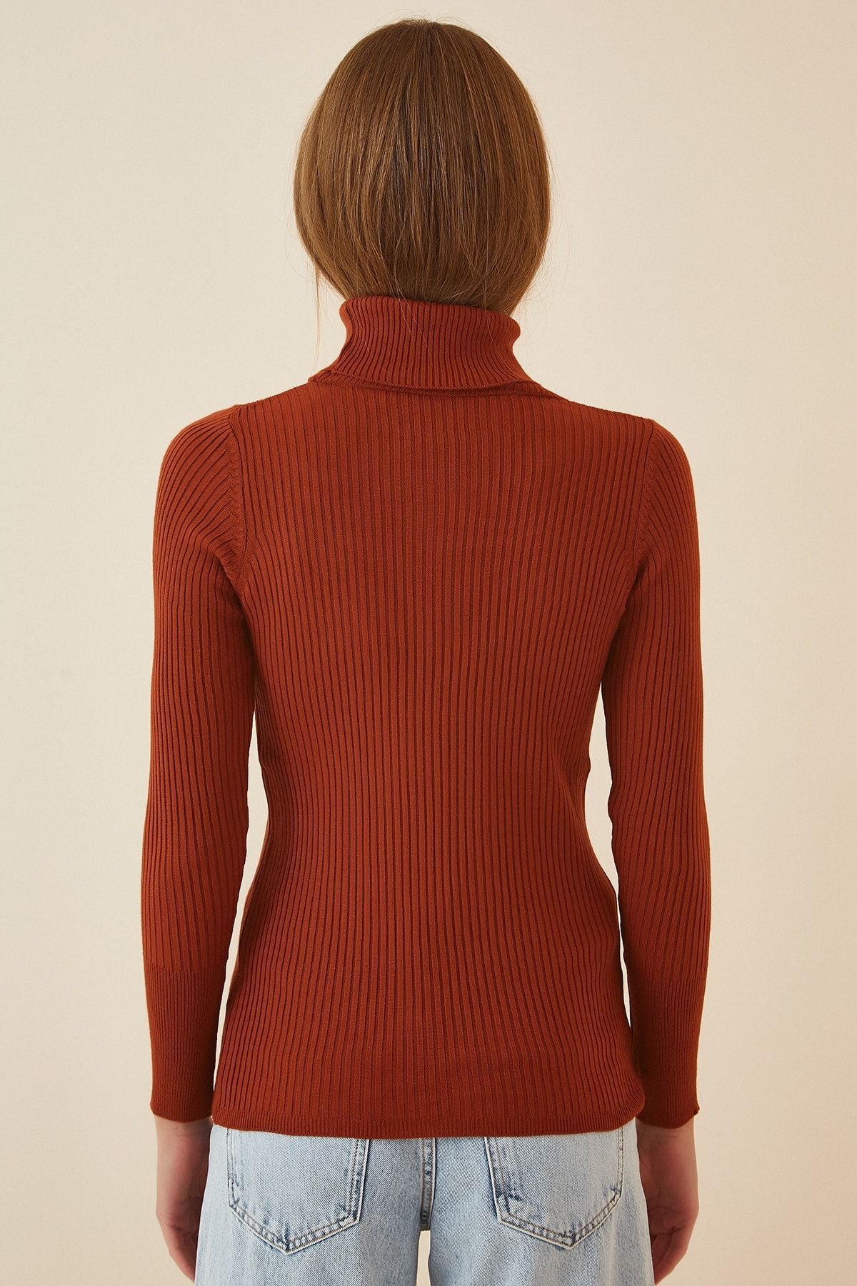 WOMEN'S TENMIT BROKEN VOME LYSAKLI Sweater DD01007