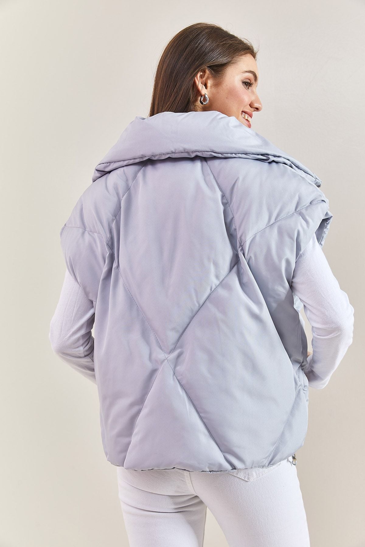 Female Zig Zag and Baklava Patterned Vest