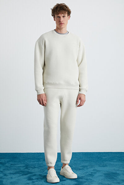 Nottingham Men's Set of 2 Relaxed Organic Cotton Rose Gold Stone Color Tracksuits