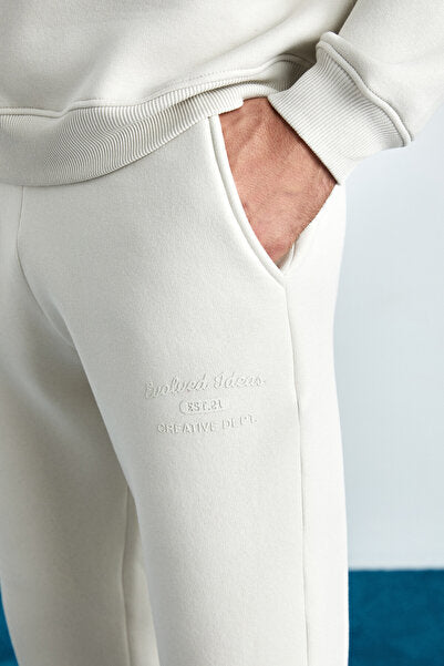 Nottingham Men's Set of 2 Relaxed Organic Cotton Rose Gold Stone Color Tracksuits