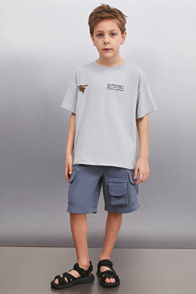 BALFOUR Erkek Gri T-Shirt