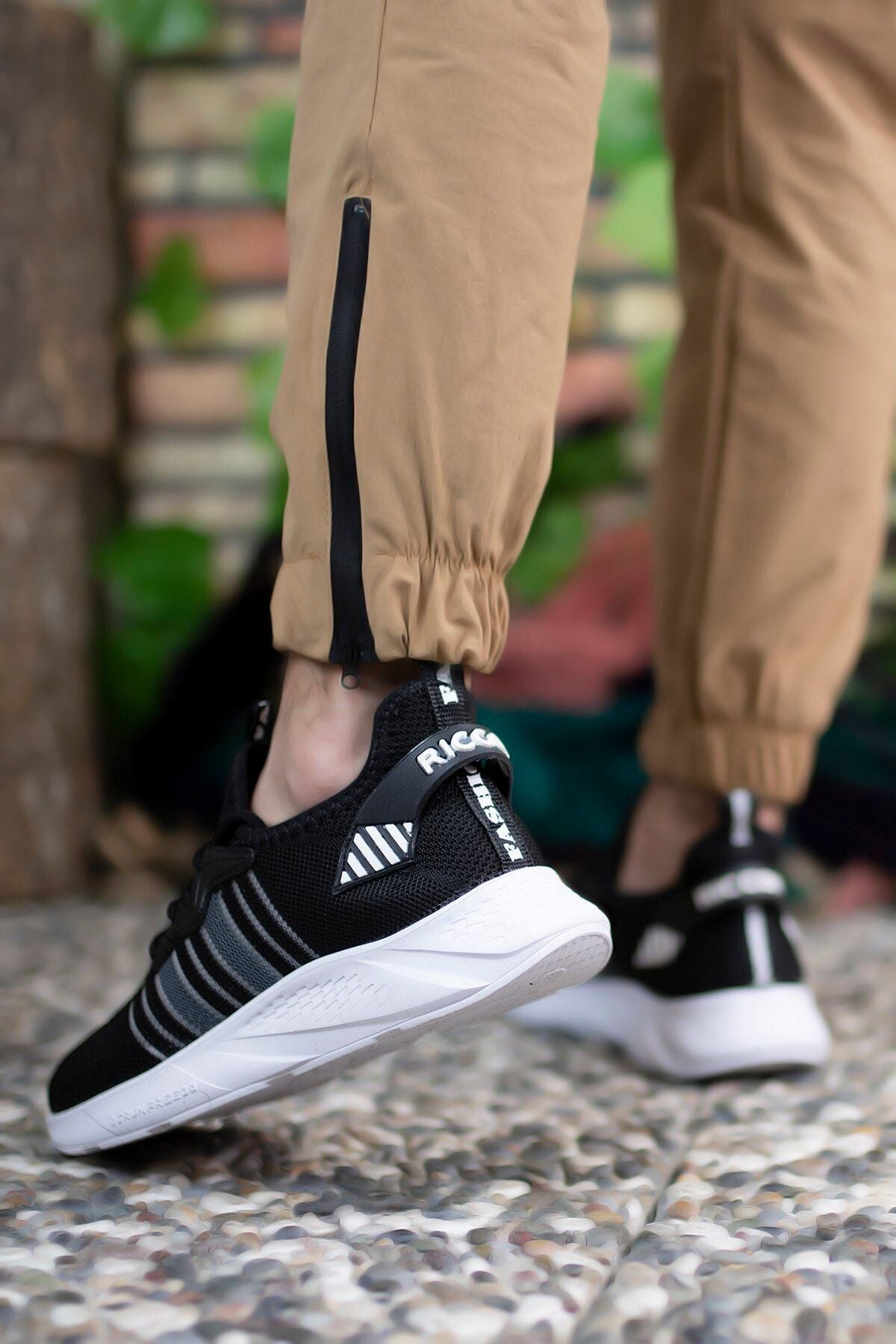 Unisex Siyah Beyaz Sneaker 0012375