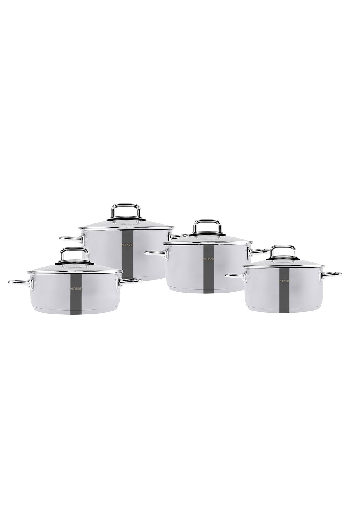 Chester 8 Piece Steel Cookware Set