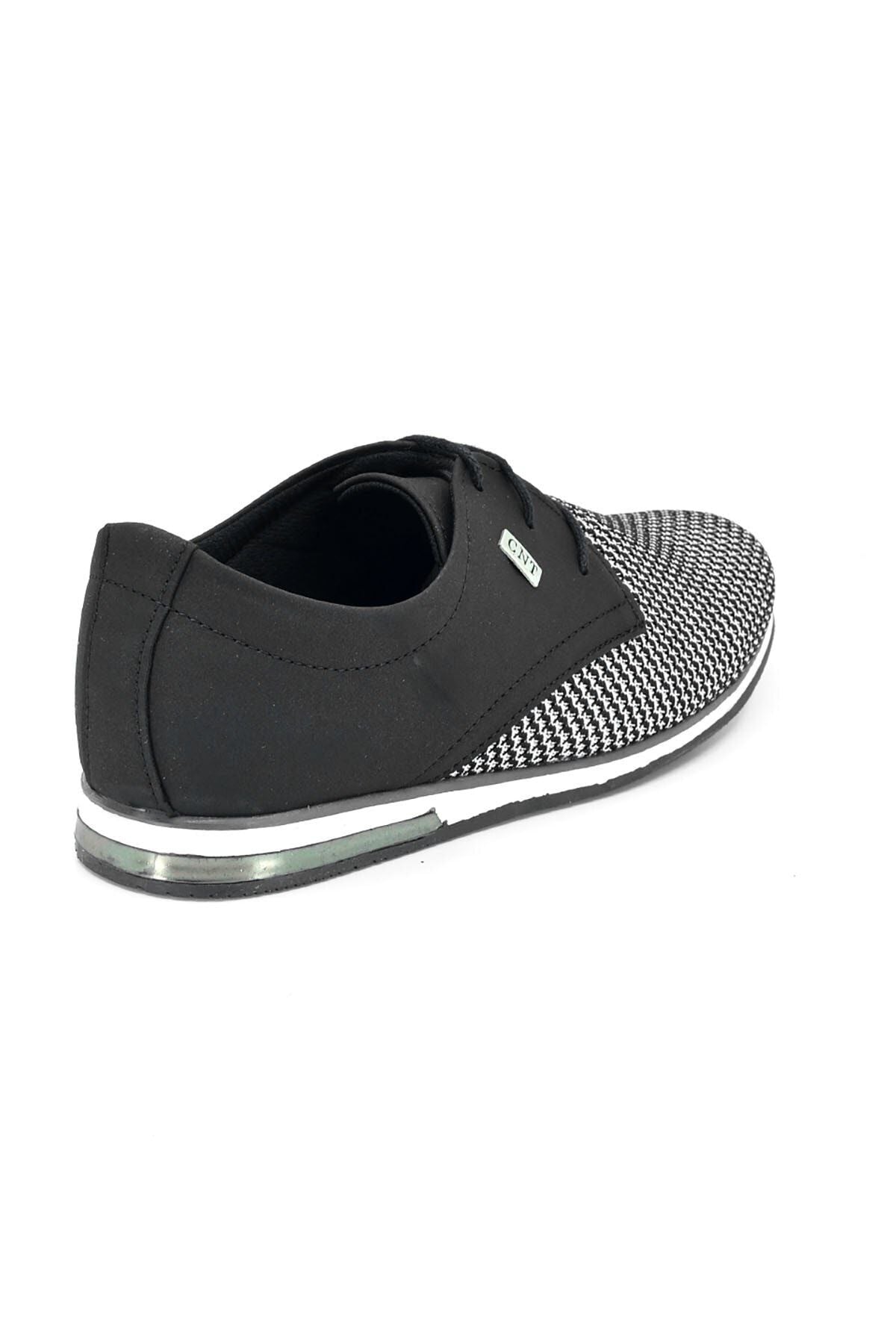 Black Knitting Men's Casual Shoes