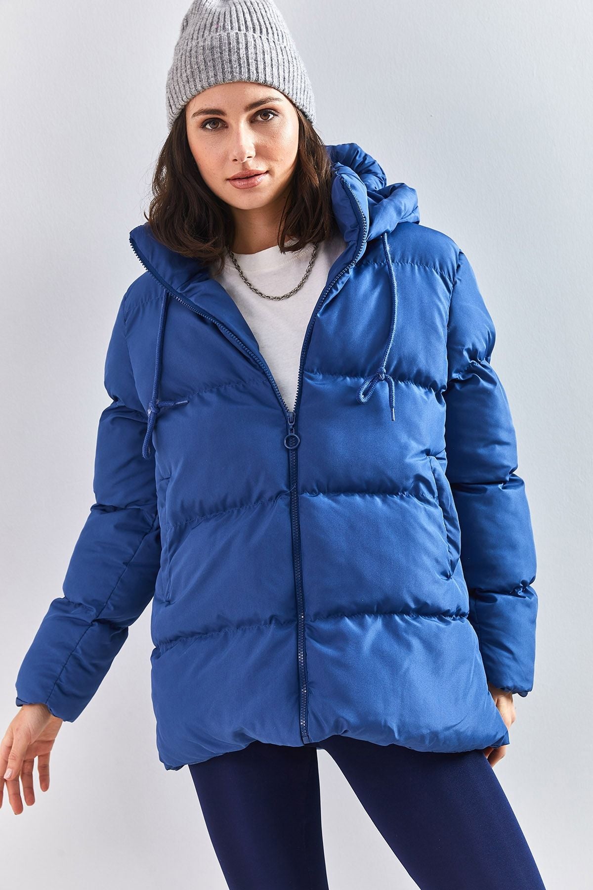 Women's Hopping Lung Laccik Long Swelling Coat