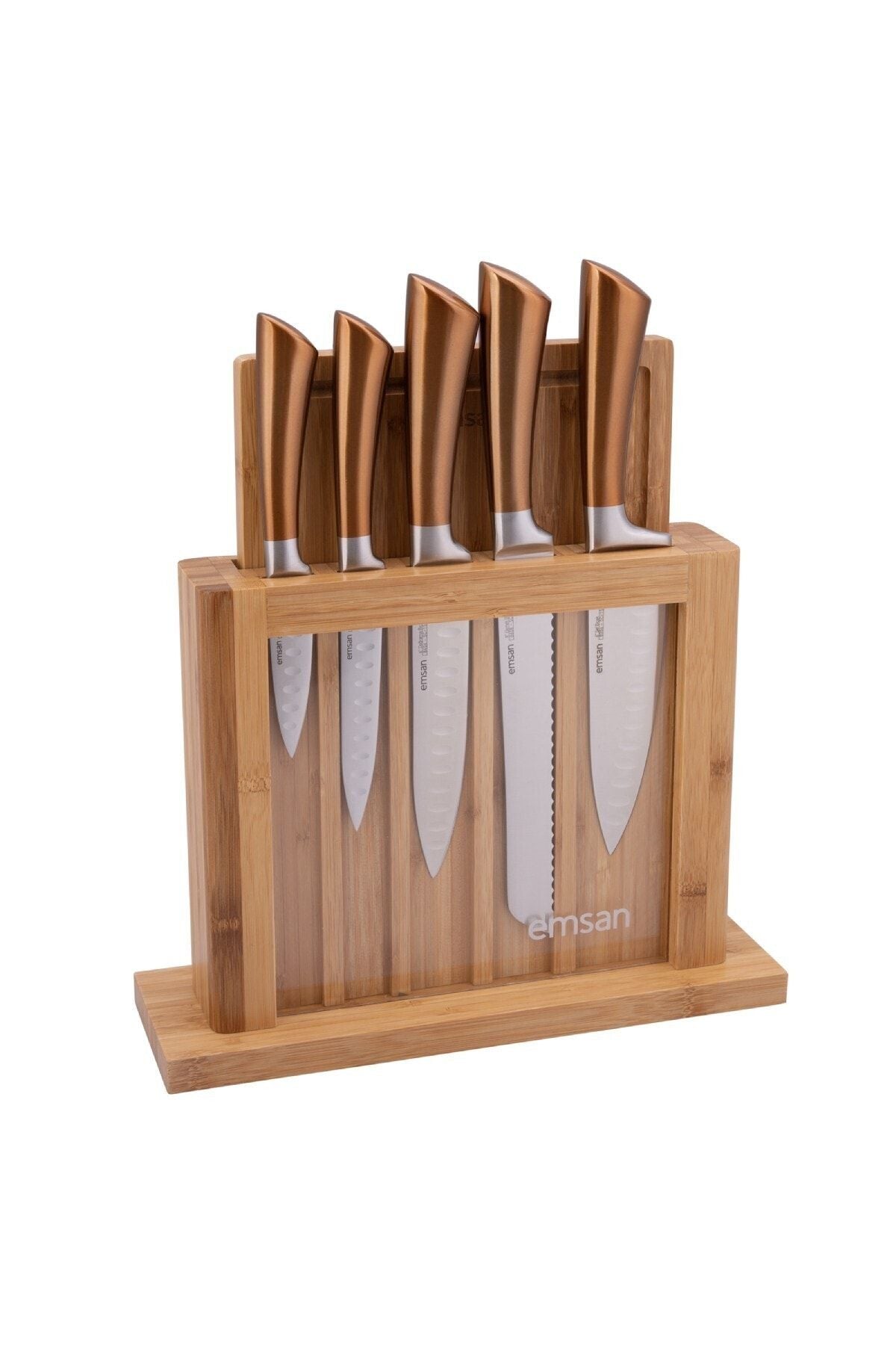 Rose Gold Knife Matrix Knife Set 7 Pieces