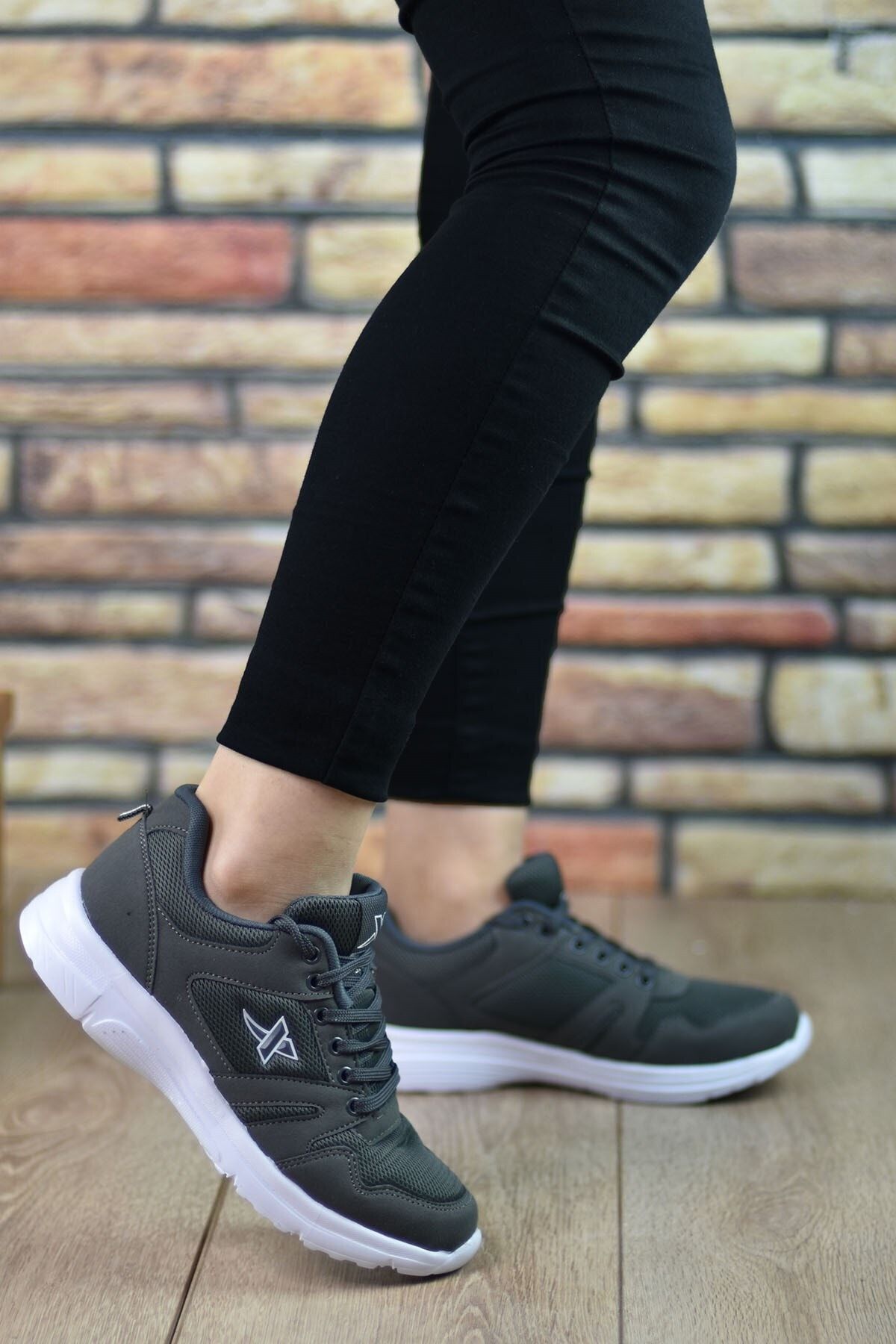 Füme Beyaz Unisex Sneaker 12020