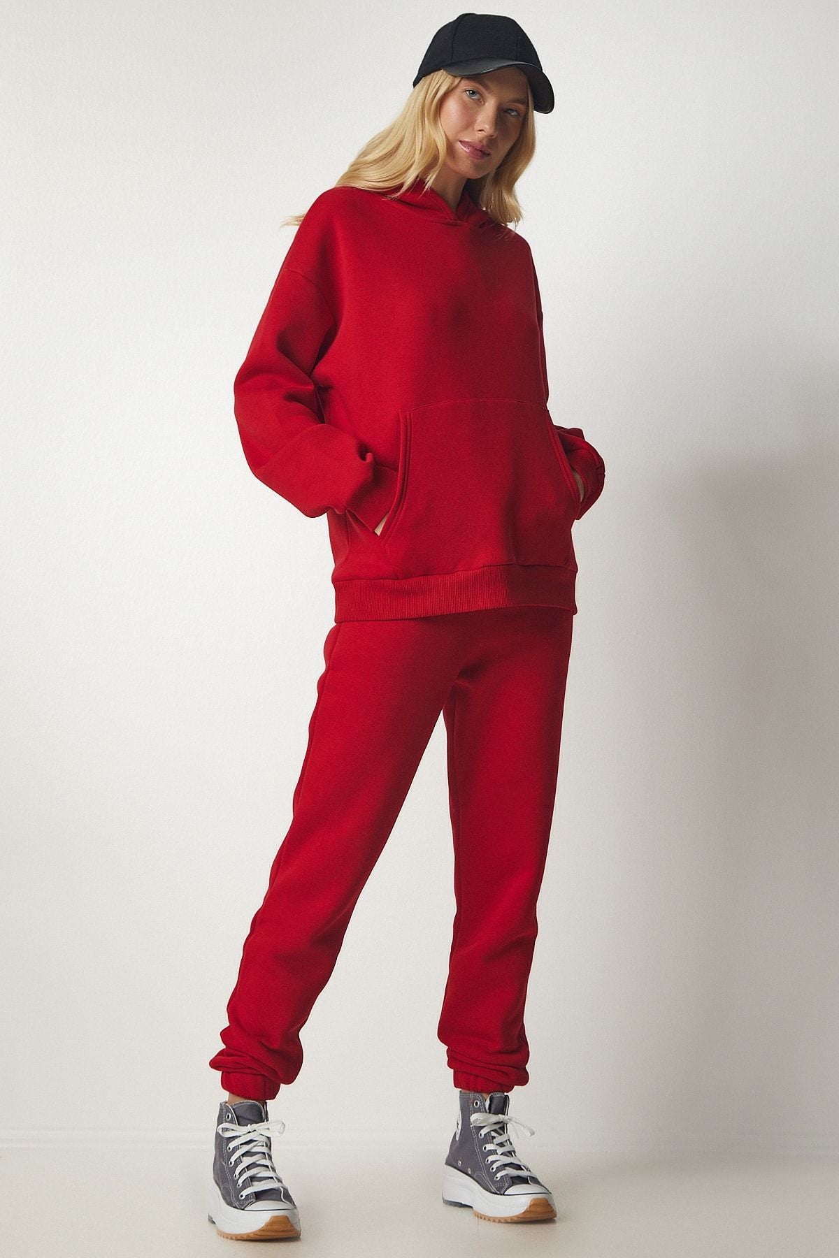 WOMEN'S RED HAPPENED FLAR WATHERS DD00762