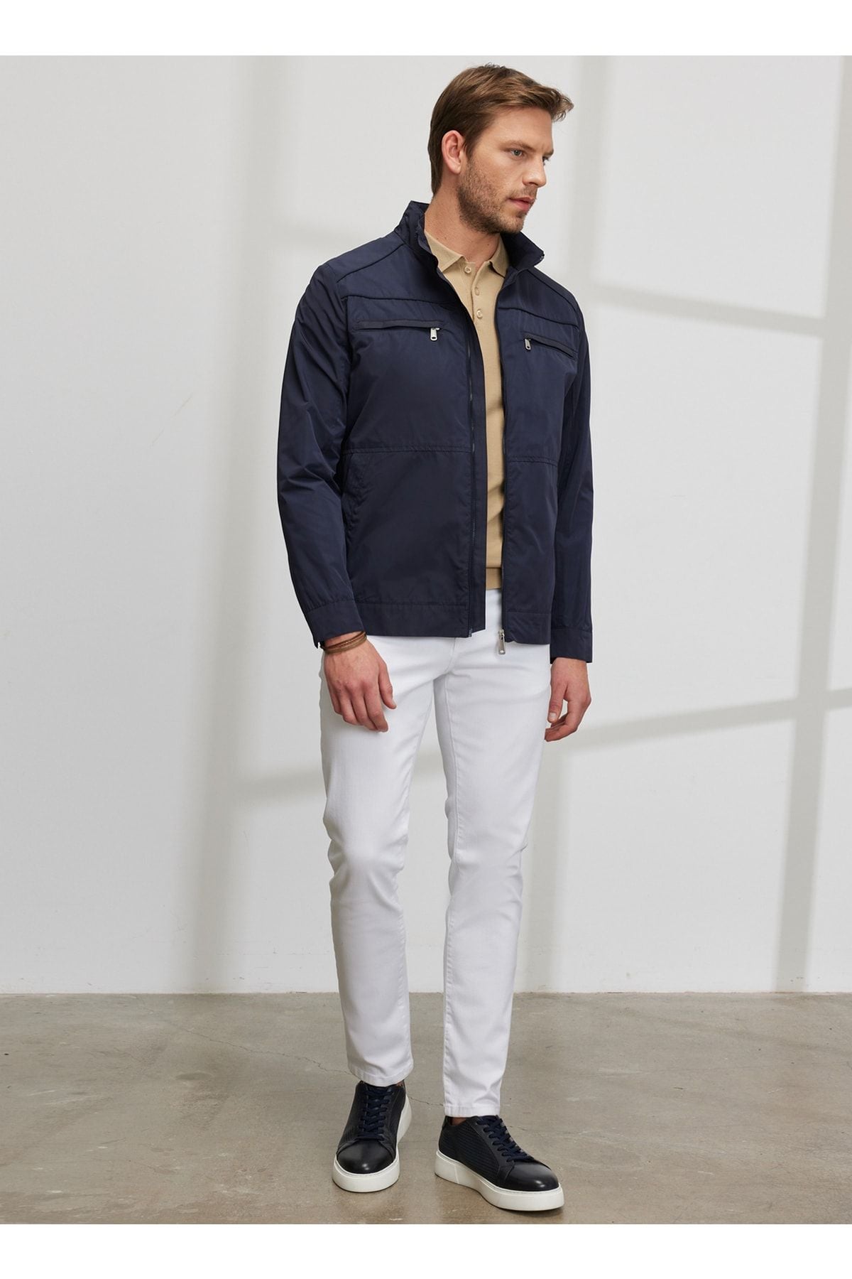 Navy Men's Coat 4a0823200002