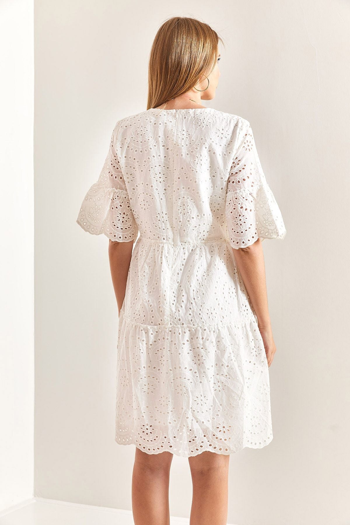Fisto dress with women patterned