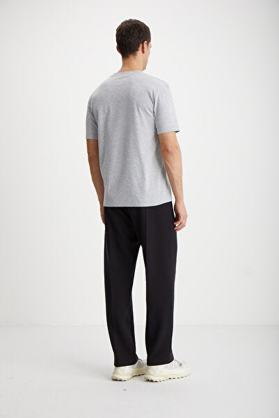 Alessandro Men's 4-Piece Organic Cotton Regular Thick Textured Crew Neck Syh/grmj/byz T-shirt