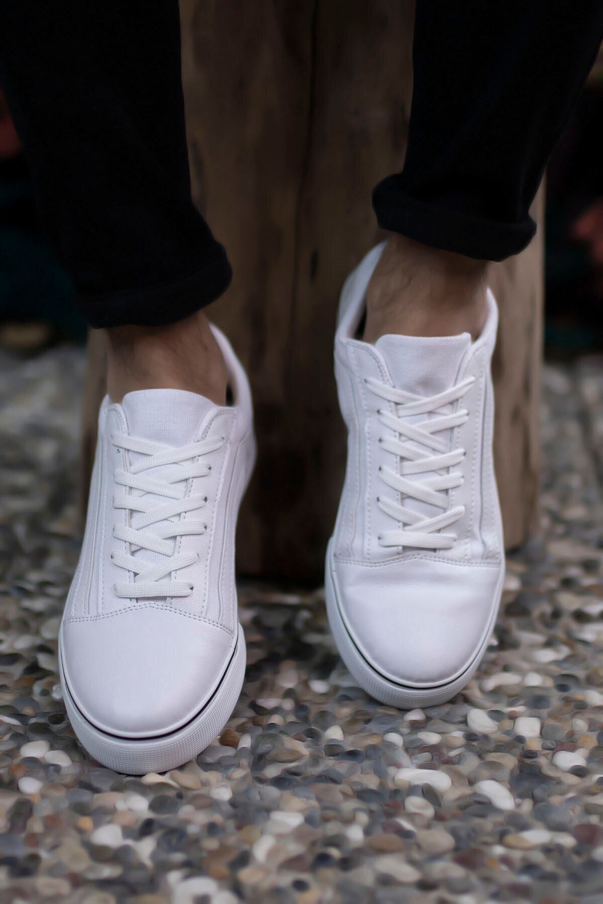 Unisex White White Sneaker 0012151