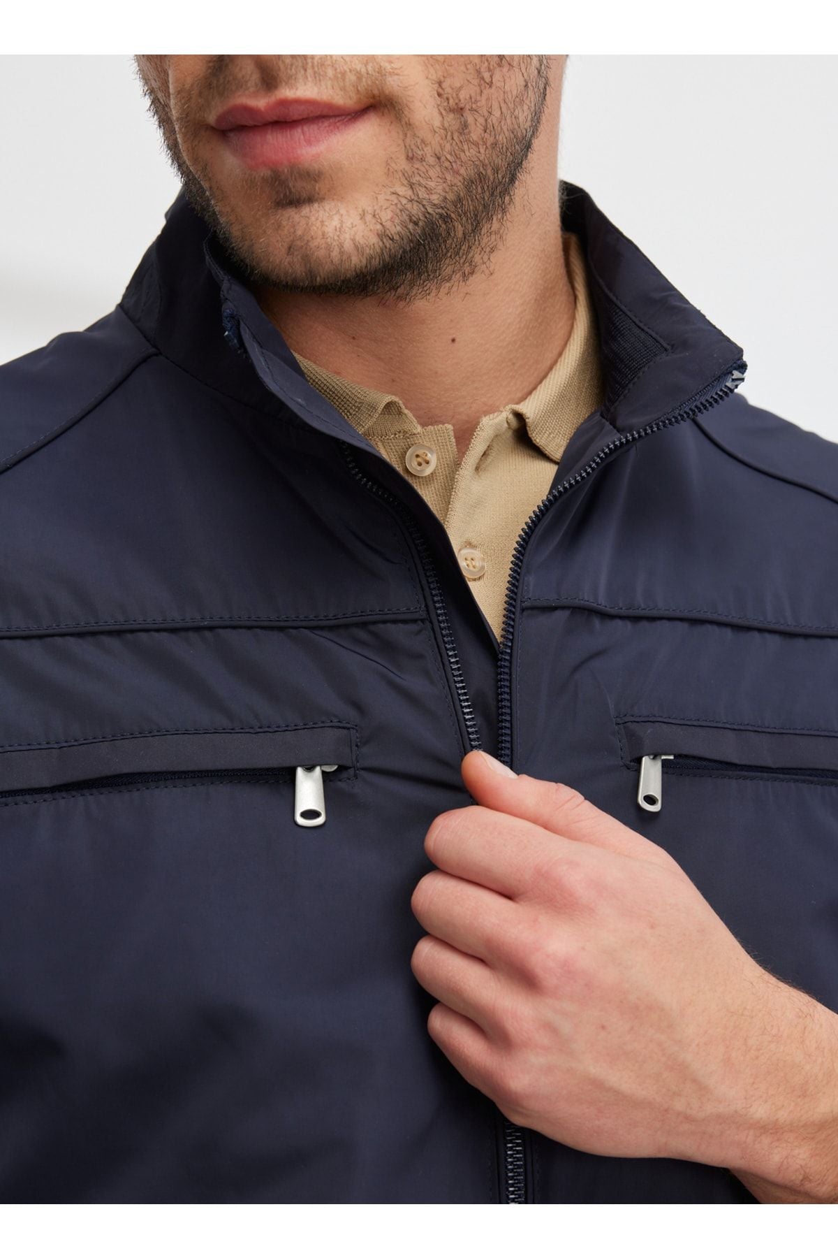 Navy Men's Coat 4a0823200002