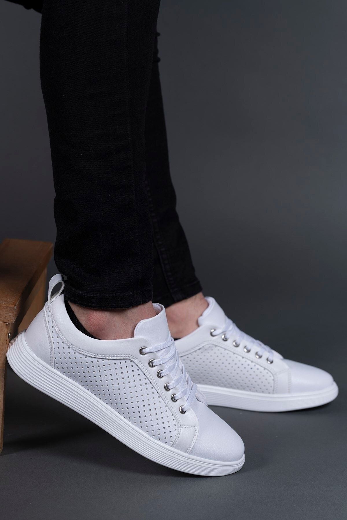 White Unsex Sneaker 0012957