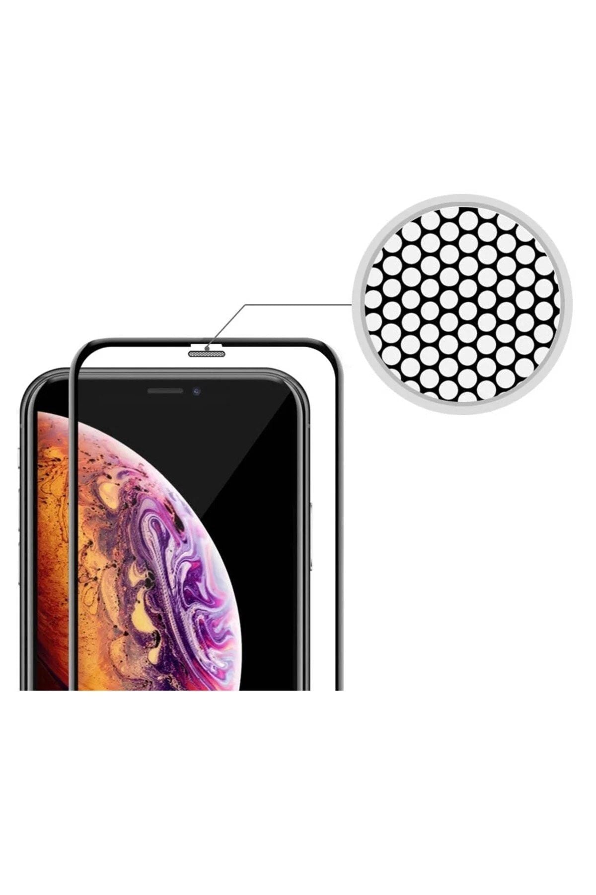 IPHONE 12 PRO MAX Compatible Premium Quality Powder Filter Full -Covering Screen Protector