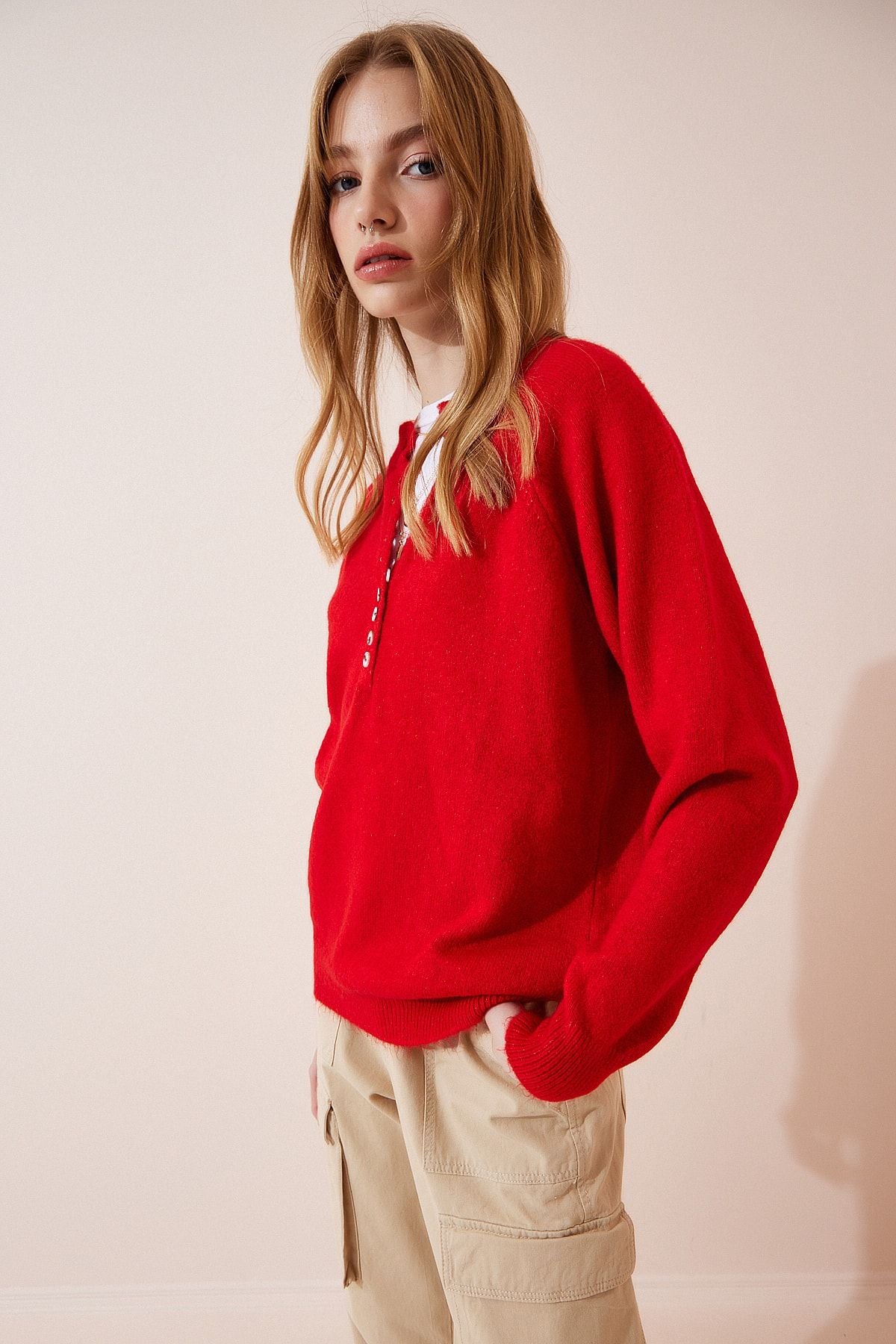 WOMEN'S LIVE RED KNOWLEDGE KNIT