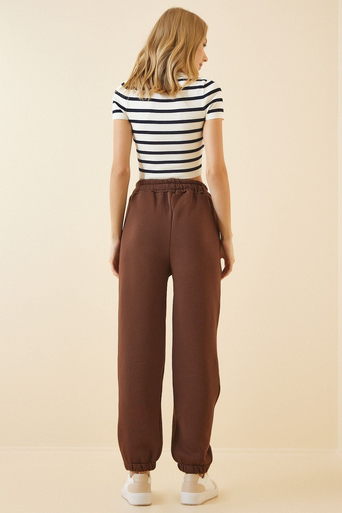 WOMEN'S BROWN POLICE JOGGING SERVICE SIX SIX YK00045