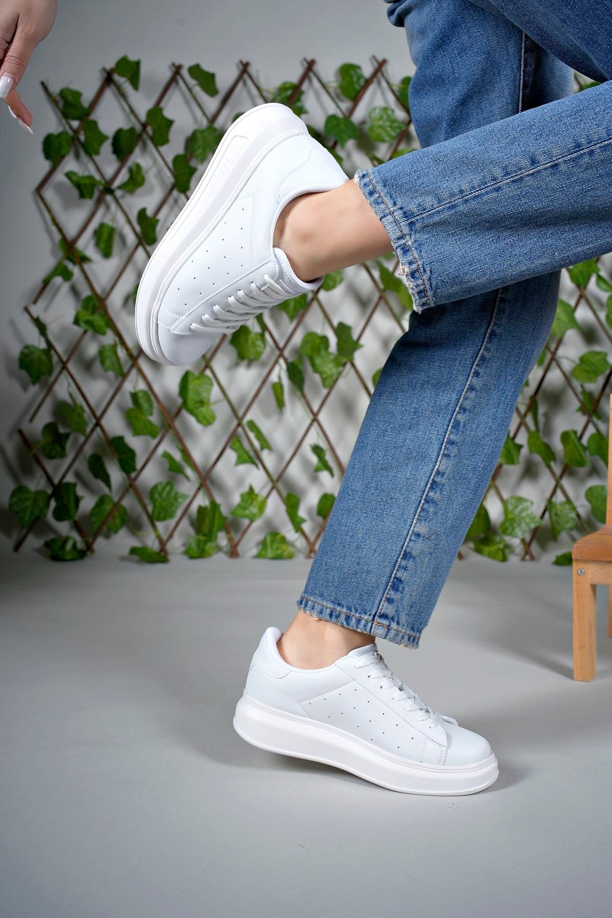 Kadın Sneaker 0012156 Beyaz Cilt