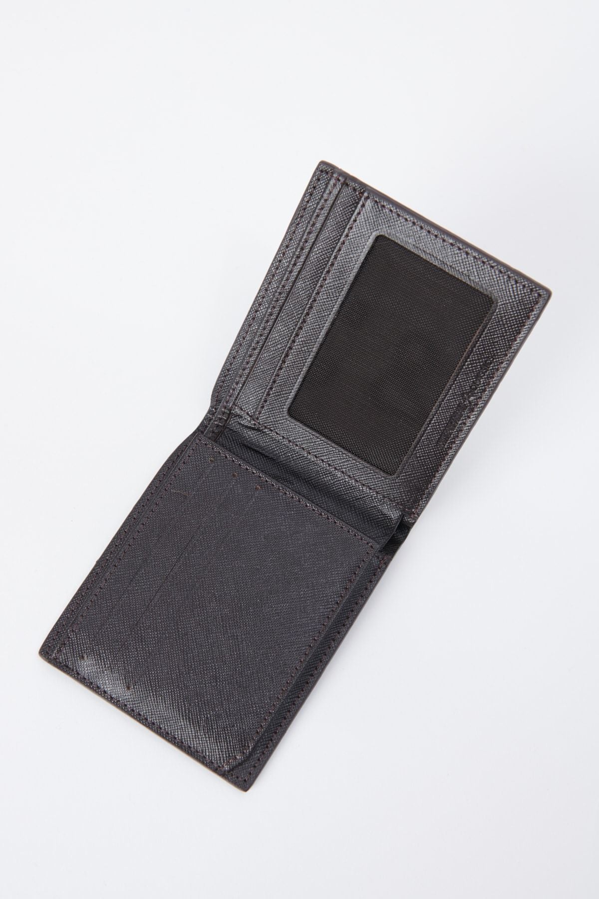 Men's Brown 100 %Leather Flat Classic Wallet