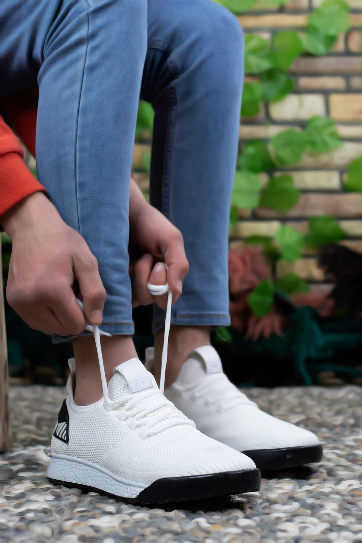 White White Unisex Sneaker 0012430