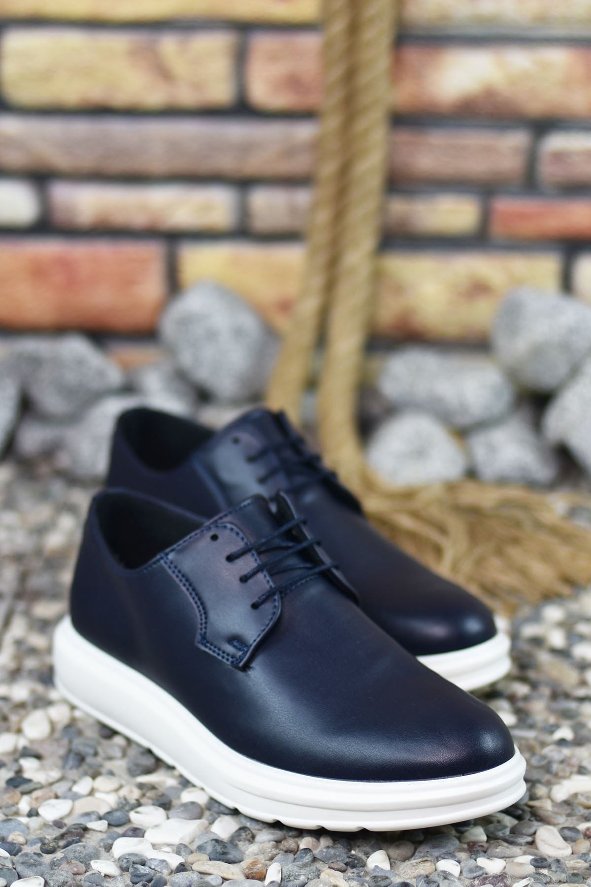 Navy Men's Casual Shoes 0012548