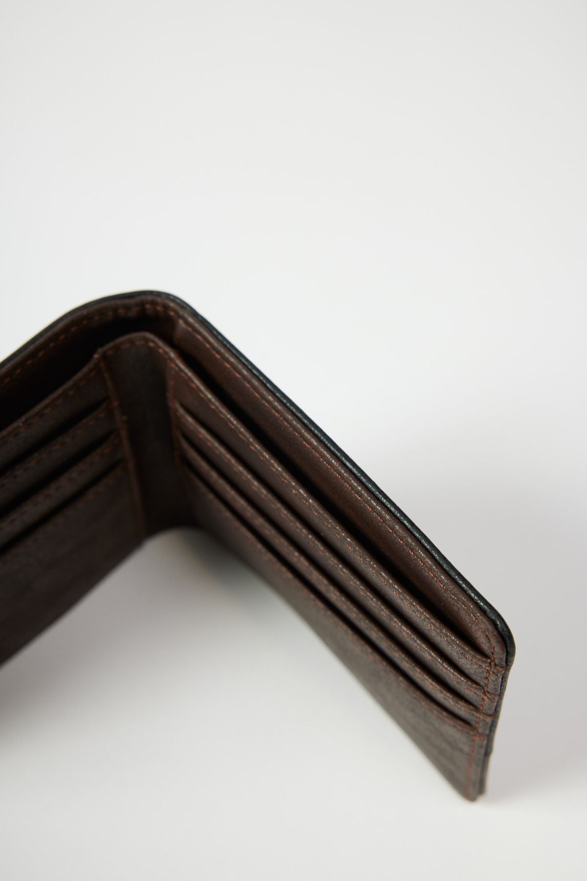 Men's black-brown wallet