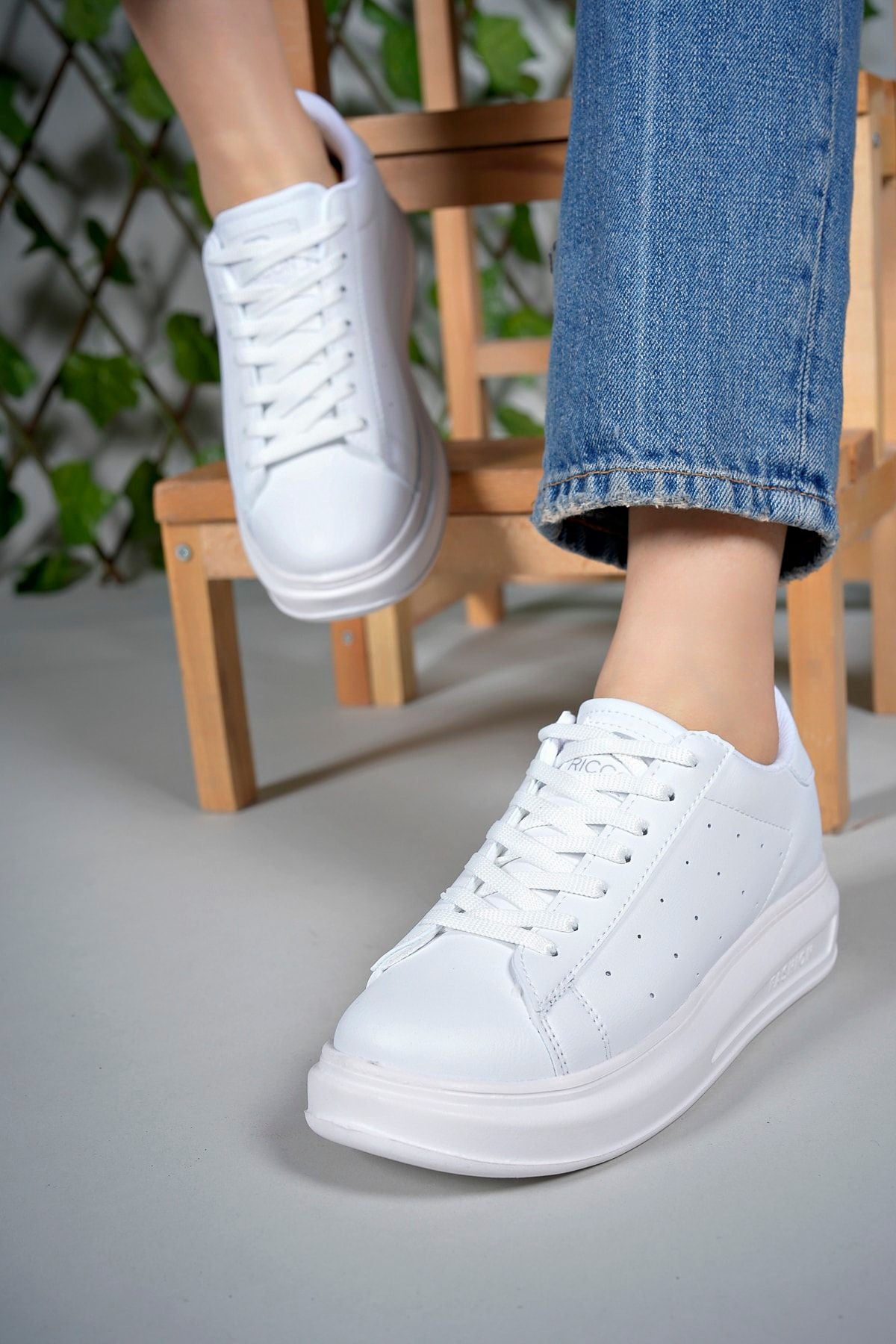 Kadın Sneaker 0012156 Beyaz Cilt
