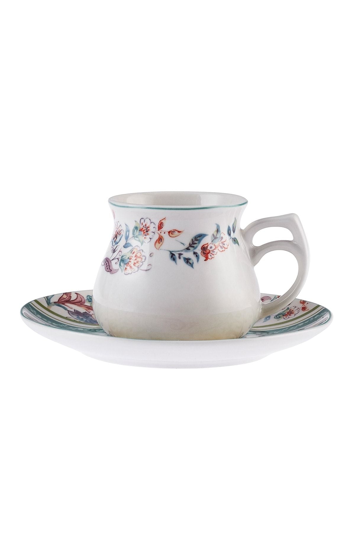 Samatya Porcelain Coffee Cup Set for 6 people