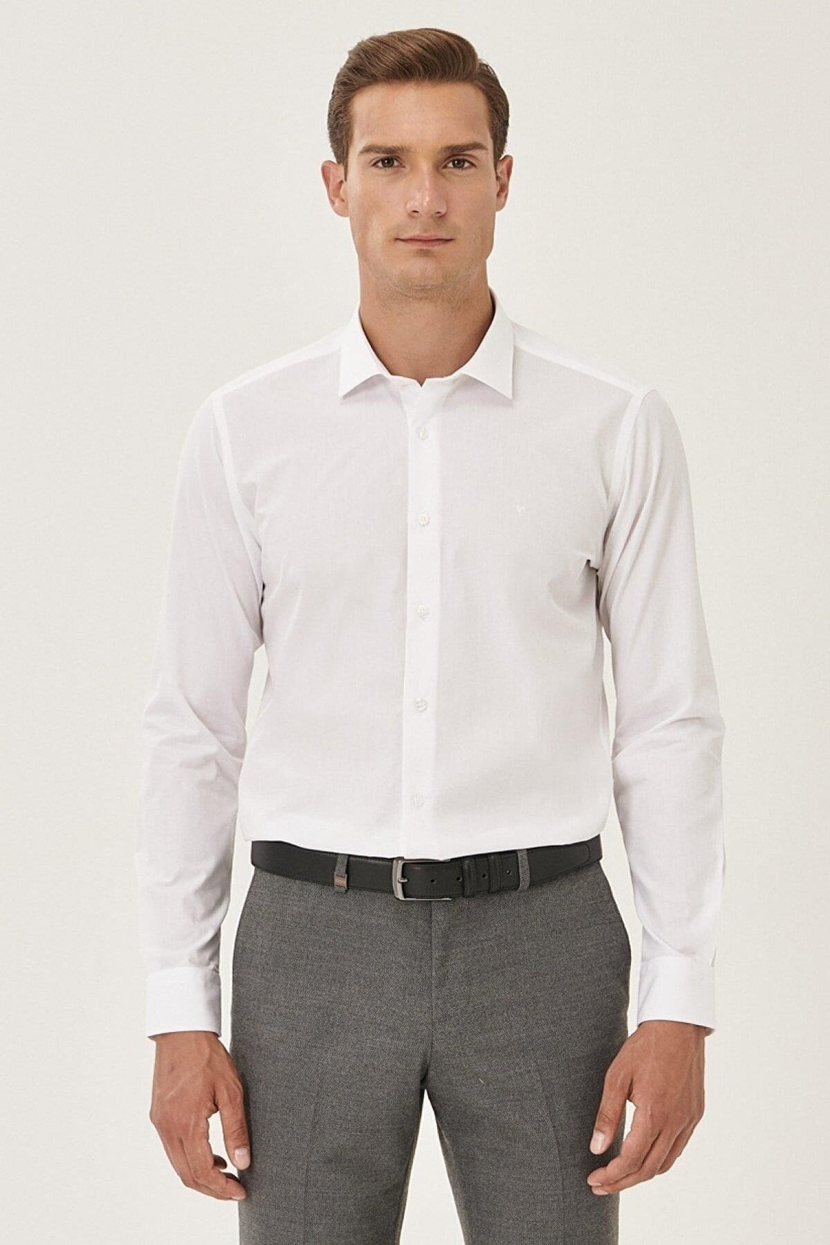 Altınyıldız 4a2000000001 Men's White Par Nm Shirt