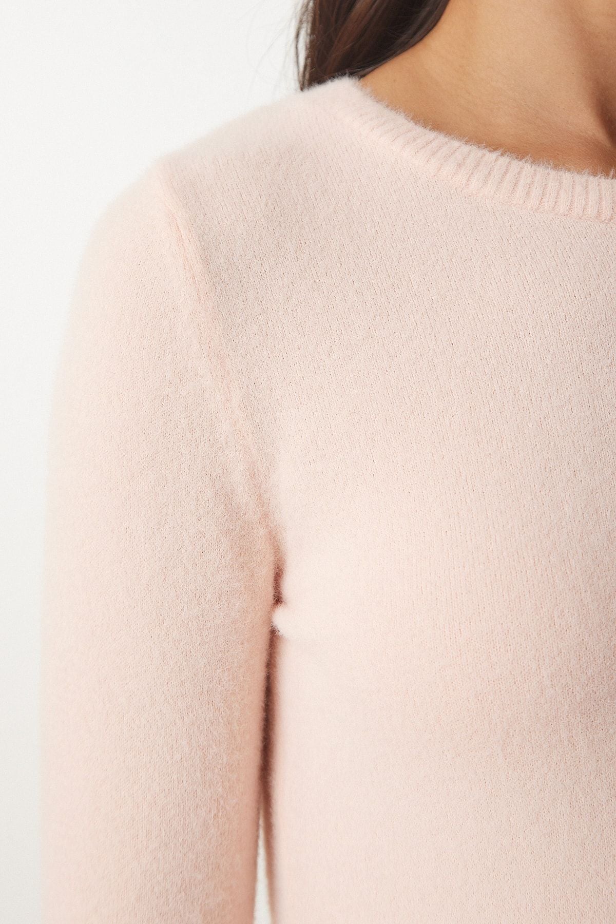 Woman powder beard Basic knitwear sweater MX00116
