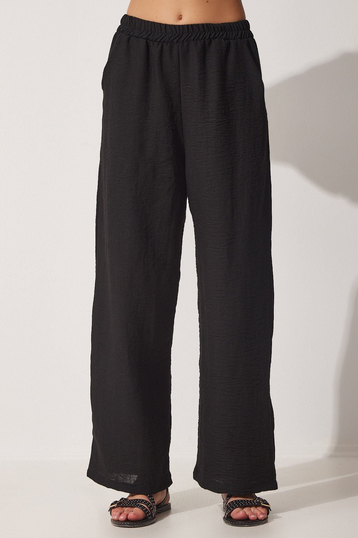 Female Black Necklace Ayrrin Tunic Pants Set ZH00019