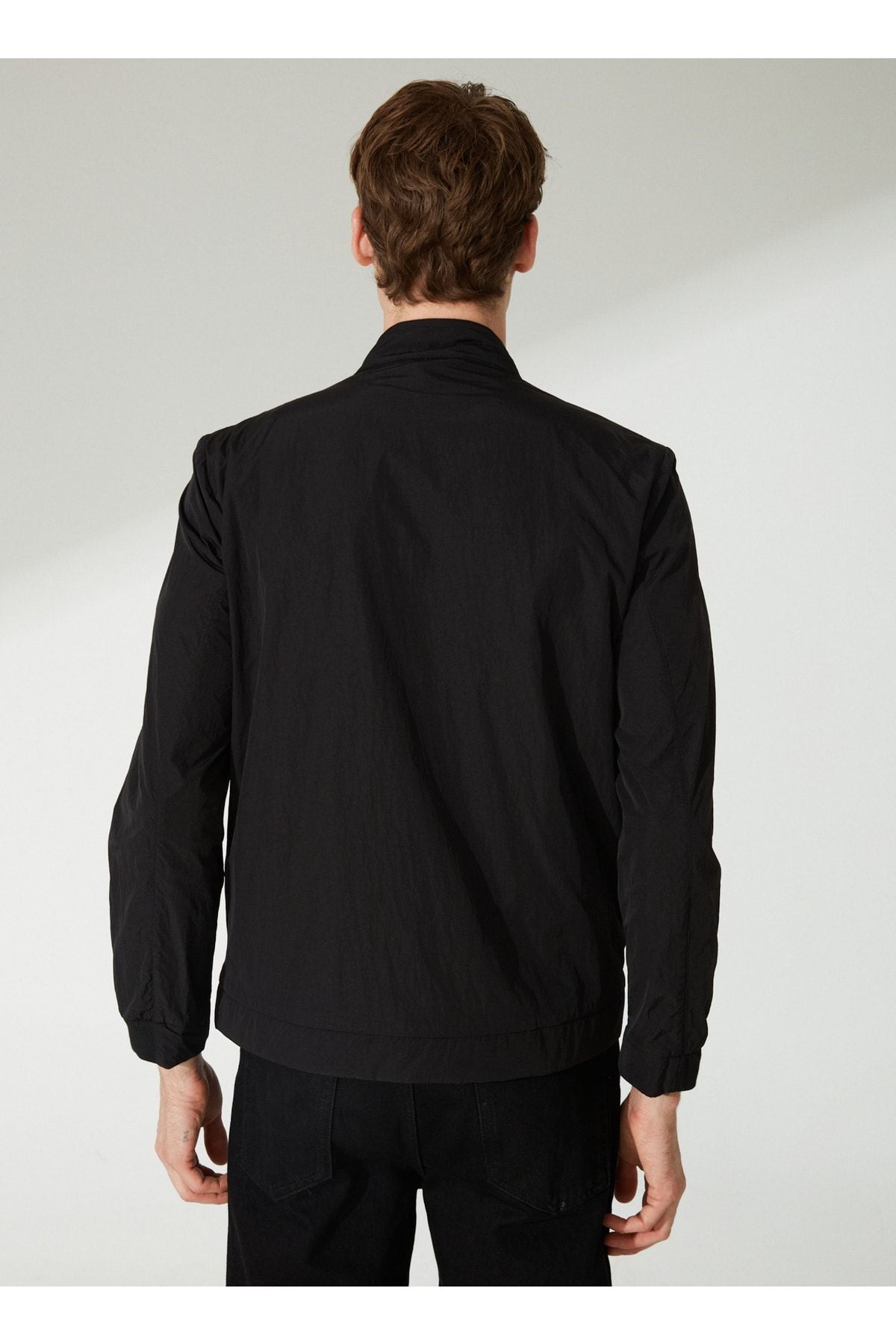 Black Men's Coat 4a0823200003