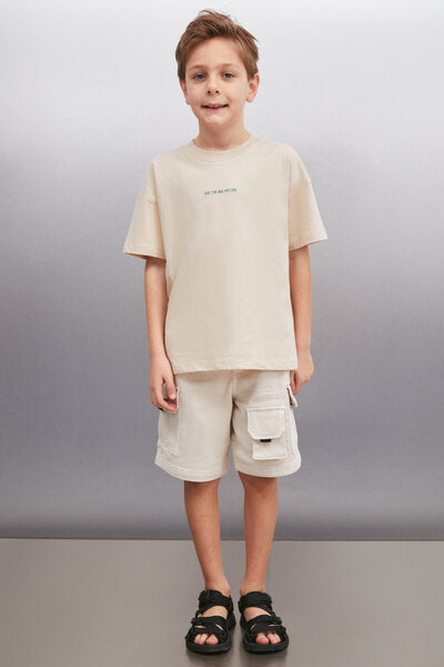 ANATOLE Erkek Bej T-Shirt