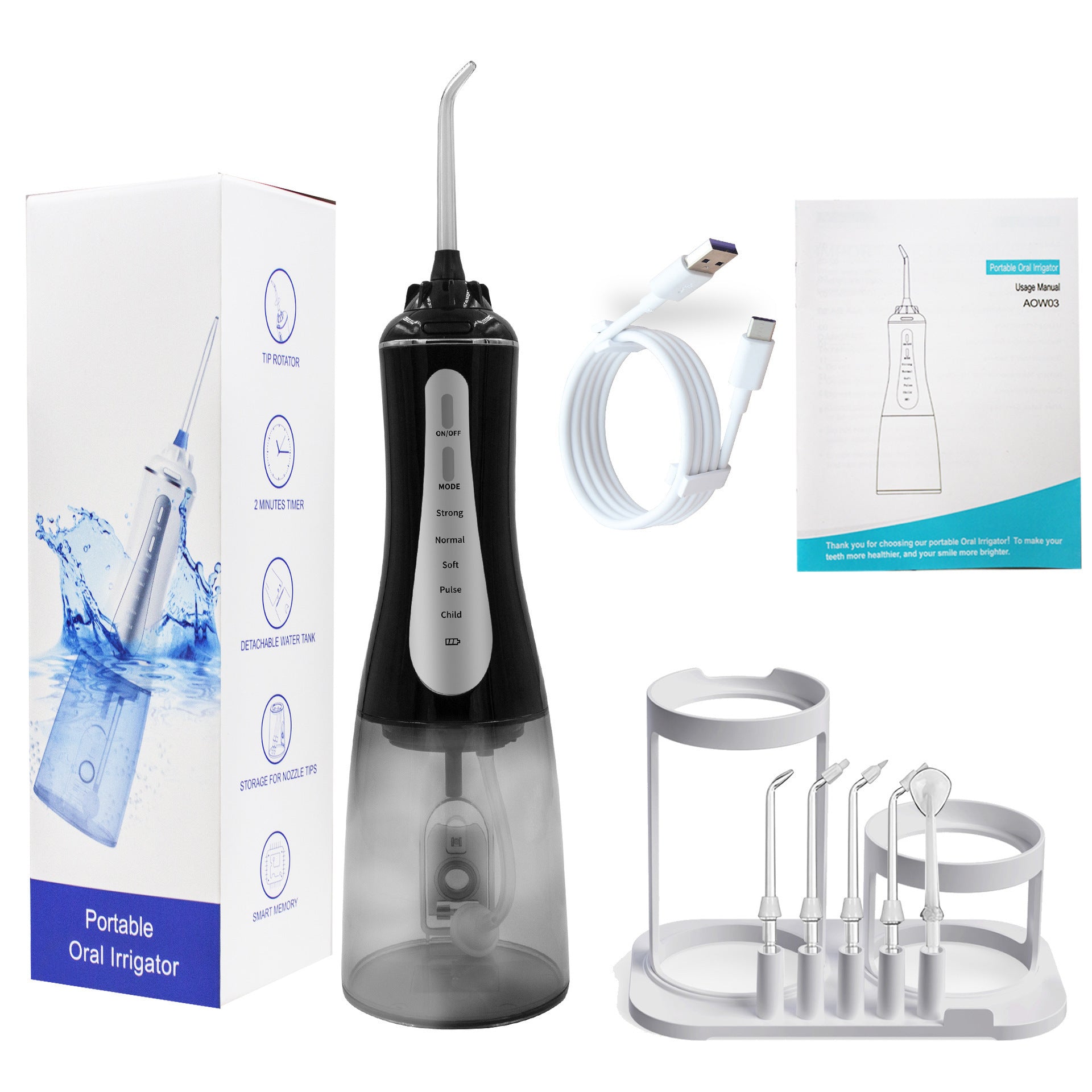 Portable Oral Irrigator Oral Cleaning Electric Teeth Cleaner