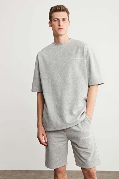 Colombia Men's 2-Piece Set Comfort Fit Relaxed Pattern Text Embroidered Non-Red Grimelange Tracksuit Set