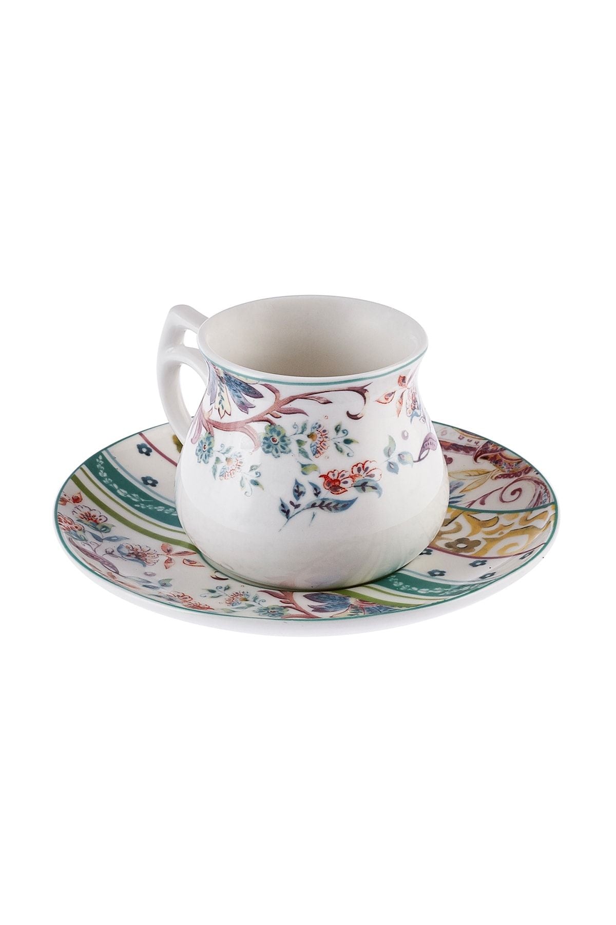 Samatya Porcelain Coffee Cup Set for 6 people