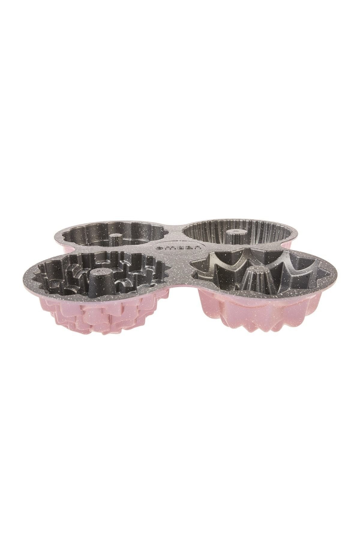 Pink Griss One & Four Pink Cake Mold Standard 32 cm Aluminum 1 Piece