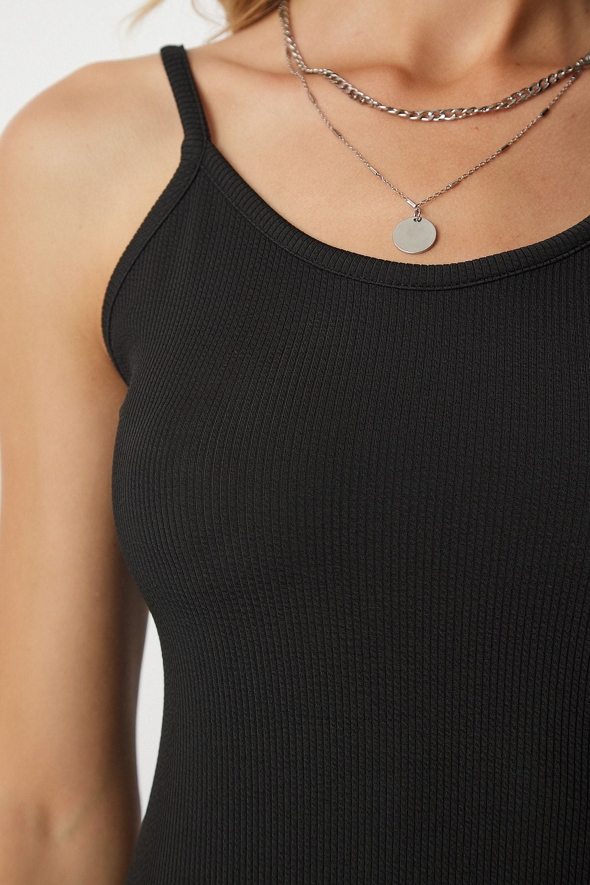 Female Black Hanger Wick Pen Dress Mc00213