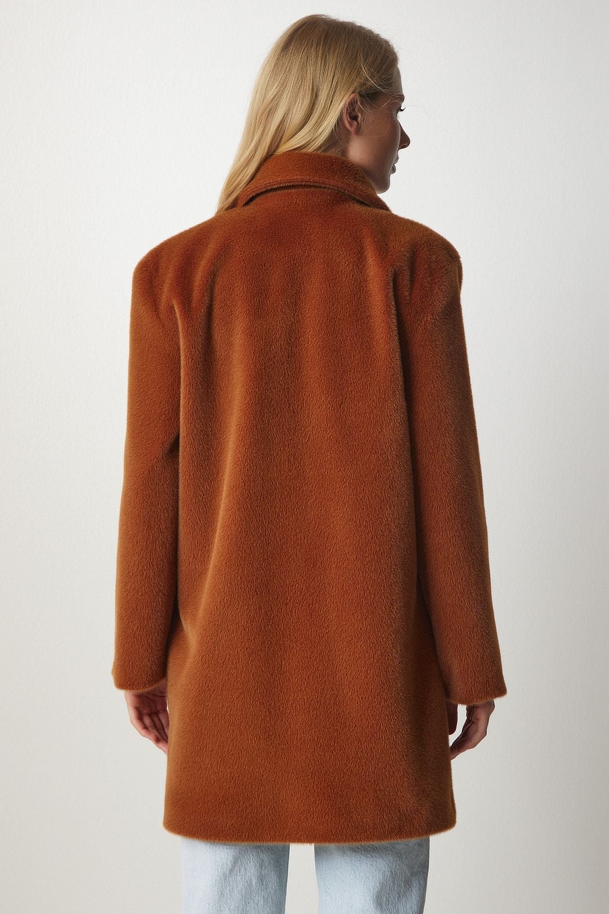 Female Taba Rabbit feather -looking overwhelm coat MX00105