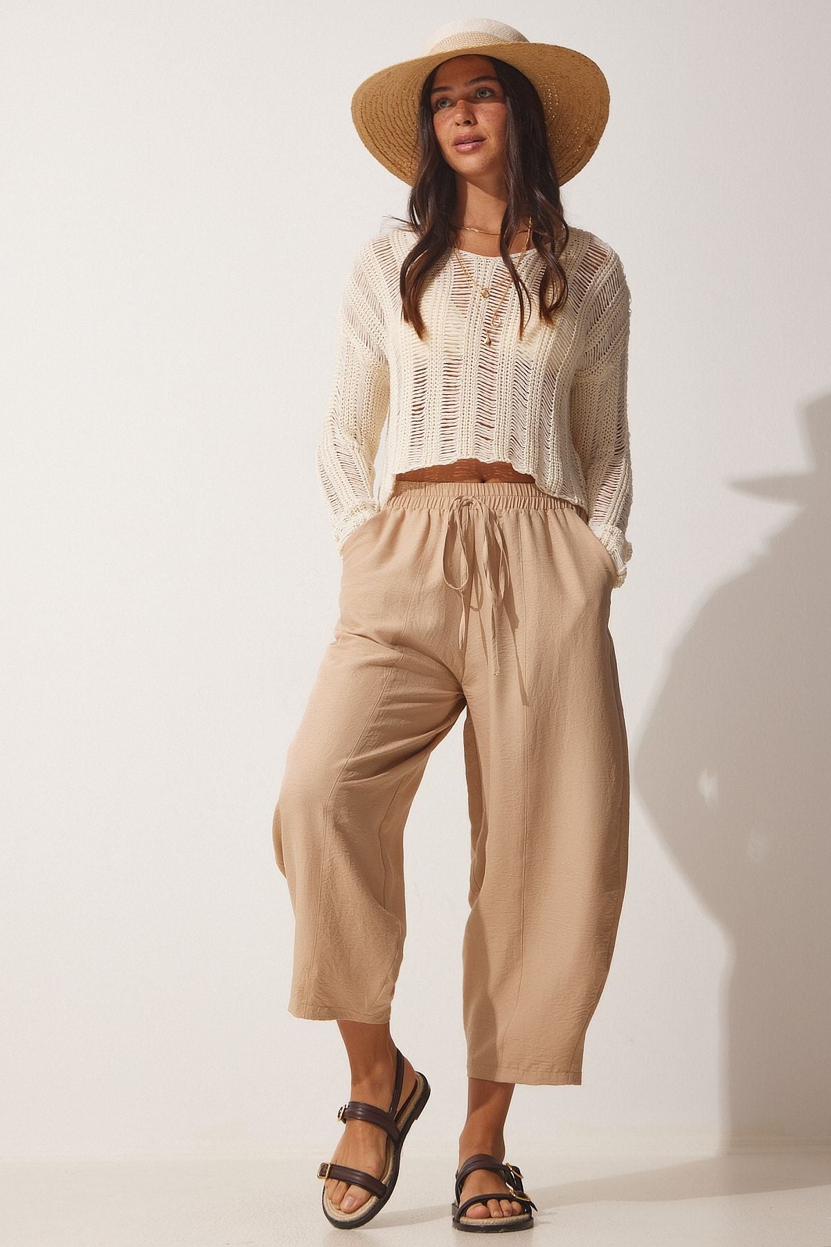 Female Biscuit Pocket Ayrrin Shalwar Pants OH00046
